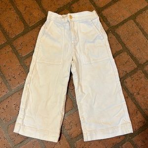 Molo Girls Wide Leg White Jeans Size 8